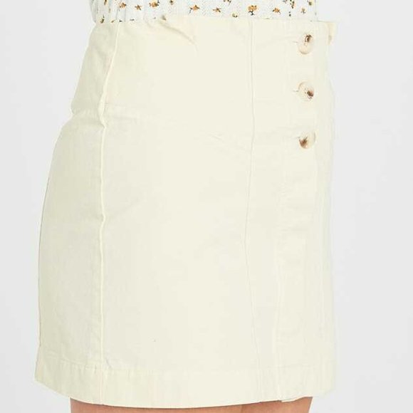 NWT Altar'd State Lisann Skirt Cream Small - Picture 3 of 4